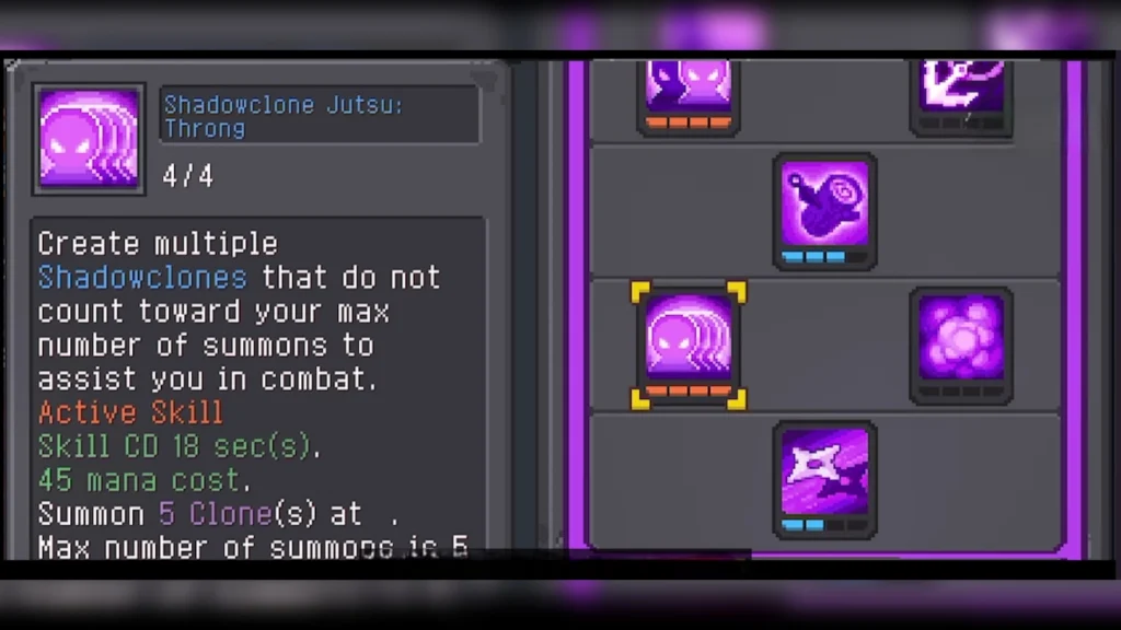 Soul Knight Prequel Shinobi Skill Showcase (Animancer and Thief